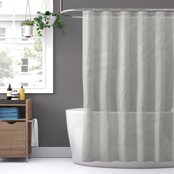 Sheer shower clearance curtain